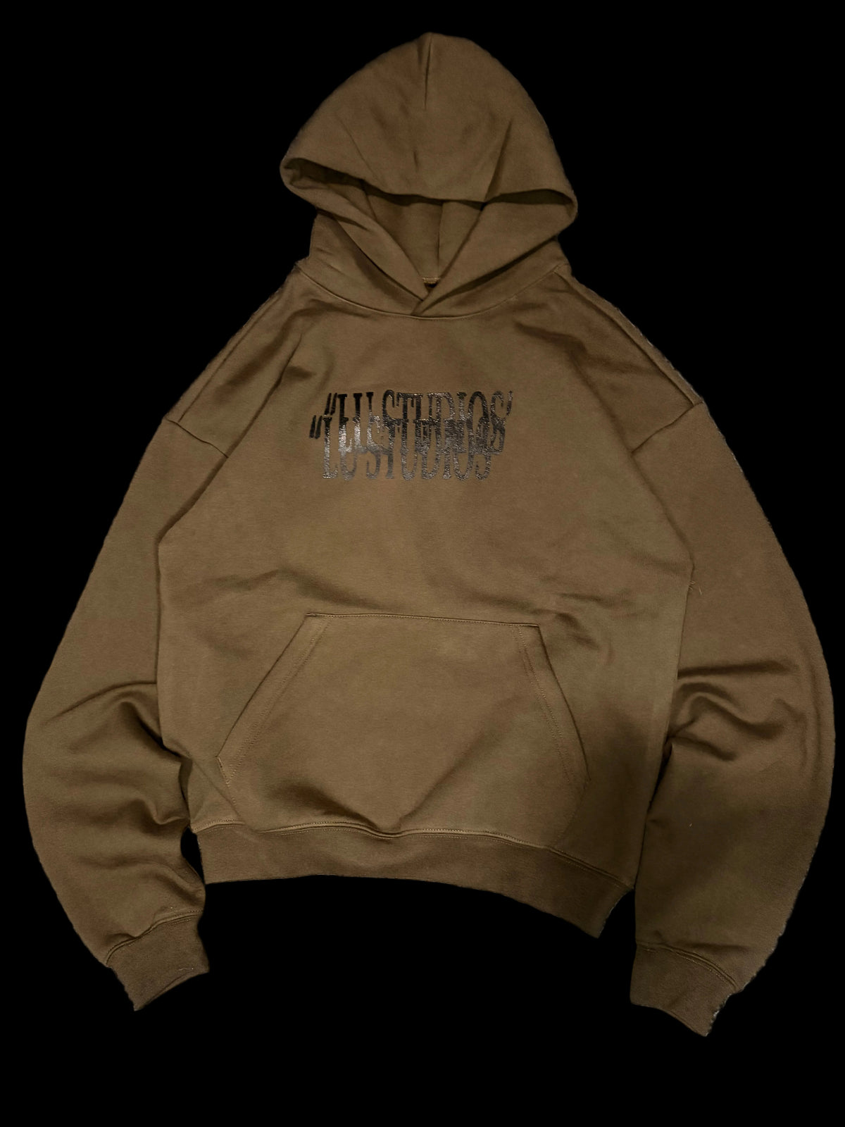 Studio No.1 Brown Pullover Hoodie.