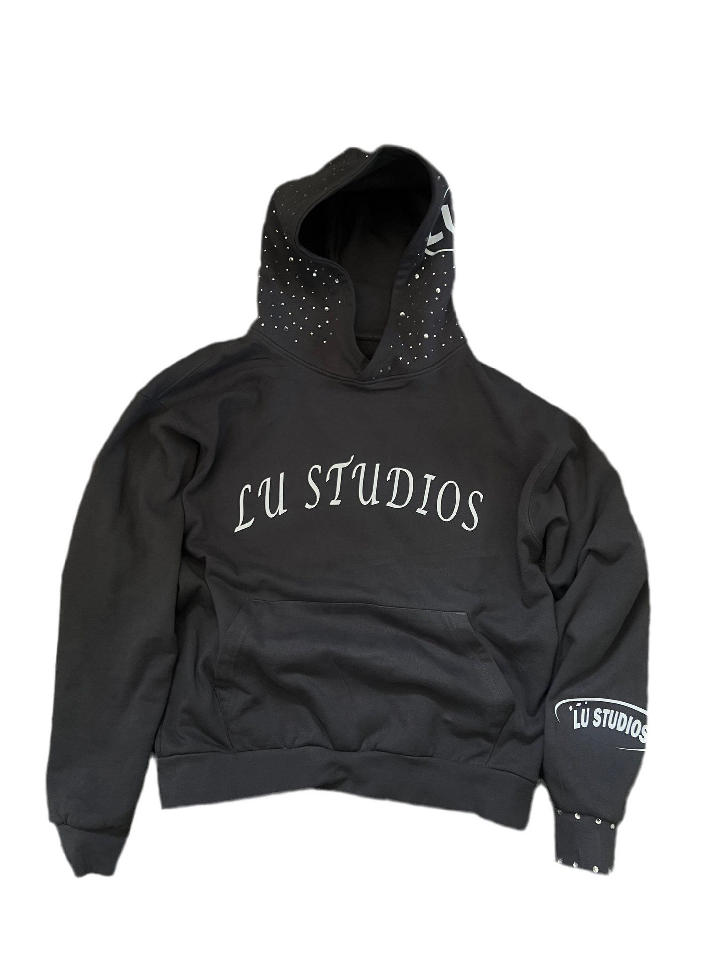 LU RHINESTONED HOODIE