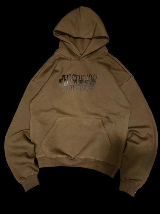 Studio No.1 Brown Pullover Hoodie.